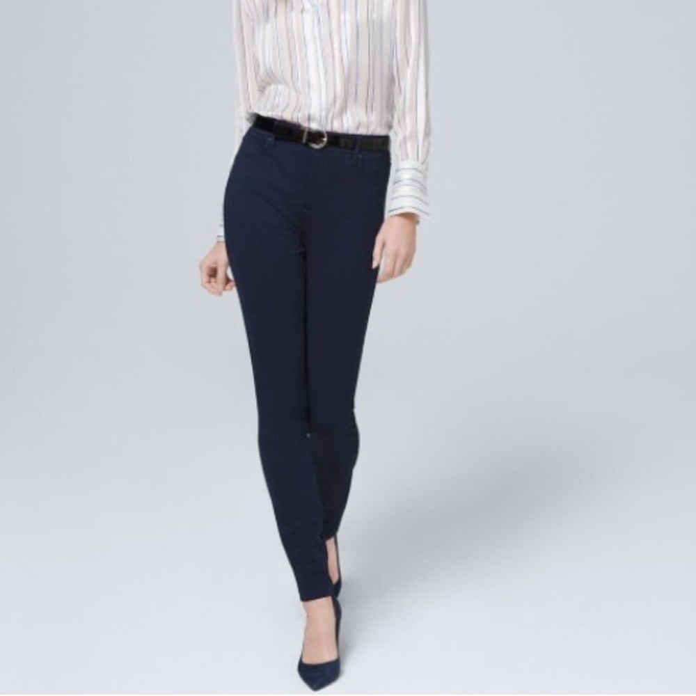 WHBM Ponte Knit High Rise Skinny Ankle Pant size 2